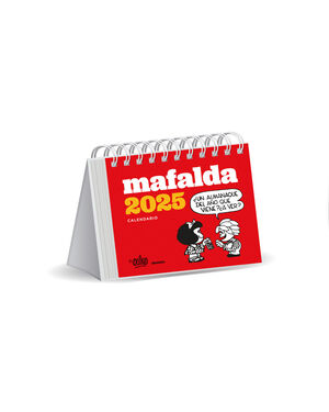 CALENDARIO 2025 - MAFALDA ESCRITORIO ROJO